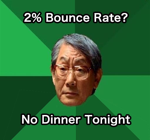 Bounce Rate meme
