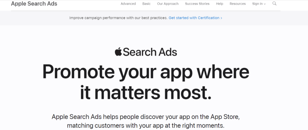 Apple advertising display ad network 